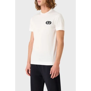 Emporio Armani Pamuk Karışımlı Regular Fit Bisiklet Yaka T Shirt Erkek T Shirt 8N1TF5 1juvz 0101