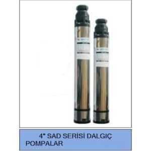 Best Sad 4" Derinkuyu Motorsuz Dalgıç Pompa-5 Kademe