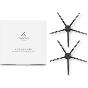 Xiaomi Roborock S7/s6/s5 Yan Köşe Fırçası 2'li Set Siyah