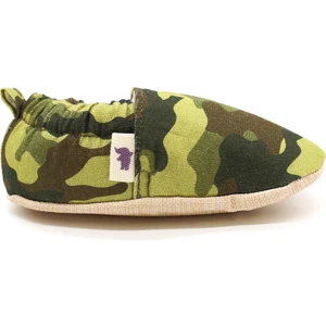 Militer Yeşil Pamuklu Kaydırmaz İlk Adım Bebek Patik