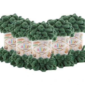 Puffy El Örgü Ipliği 5'li Paket - 532 Cam Yeşili - 100 Gr. 9 Mt. Parmak Örgü Ipi