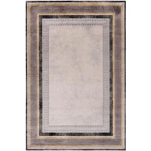 Romans Halı Çam Halı Naturel 1705 Gri Sarı Romans Halı Modern Desenli Makine Halısı