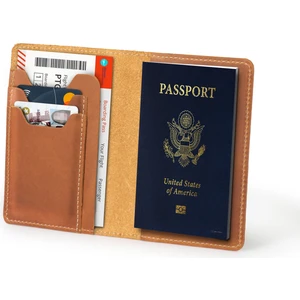 Otto Angelino Deri Kredi Kartı Bilet Yuvalı Pasaport Kılıfı