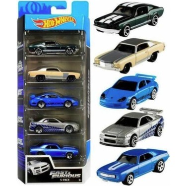 Hot Wheels Fast & Furious 5'li Araba Seti Hot Wheels 5'li Fiyatı