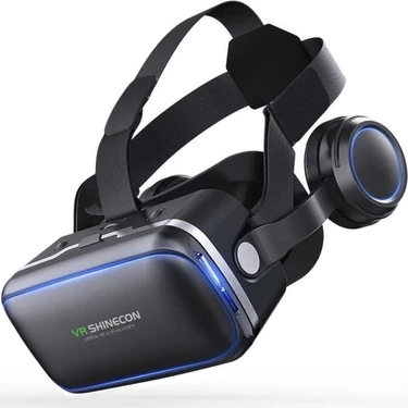 VR SHINECON 3D Sanal Gerçeklik Gözlüğü Universal Uyumlu 3.5-6.9 Inç Bluetooth