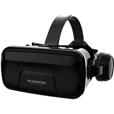 VR SHINECON Sanal Gerçeklik Gözlüğü Kulaklıklı 3D Vr Filmler Video Oyunları Tüm Telefonlara