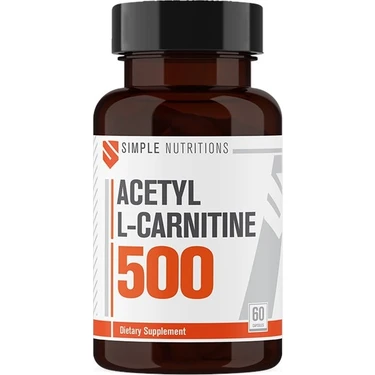 acetyl l-carnitine ne işe yarar Simple Nutritions Acetyl L-Carnitine 500 mg 60 Kapsül Fiyatı