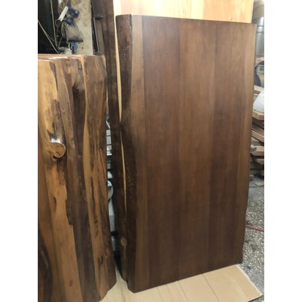 Ceviz Rengi Kütük Yemek Odası Salon Yemek Masası 85X180.CM modelleri
