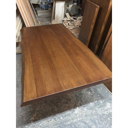 Ceviz Rengi Kütük Yemek Odası Salon Yemek Masası 85X180.CM indirimleri