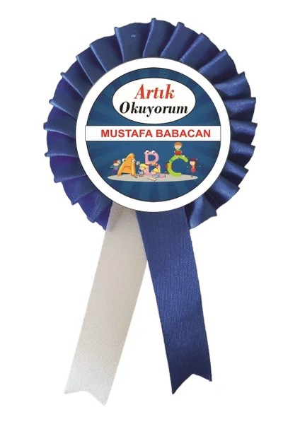 a Okuyorum Yazıyorum Çocuklar Için Kokart, Kurdele, Kurdela, Rozet, Yaka Kokartı