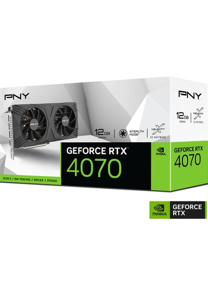 GeForce RTX™ 4070 12GB VERTO™ Çift Fan DLSS 3 VCG407012DFXPB1 Ekran Kartı 