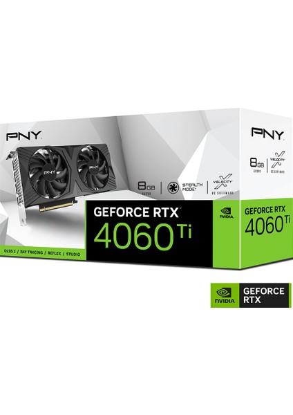 GeForce RTX™ 4060 Ti 8GB VERTO™ Çift Fan DLSS 3 VCG4060T8DFXPB1 Ekran Kartı 