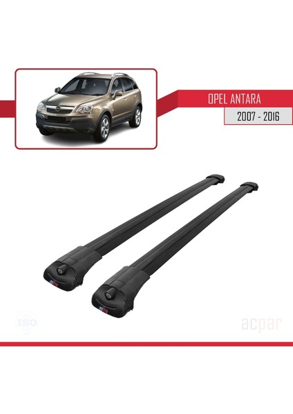 Opel Antara 2007-2016 Arası ile Uyumlu Ace-1 Ara Atkı Tavan Barı Siyah modelleri