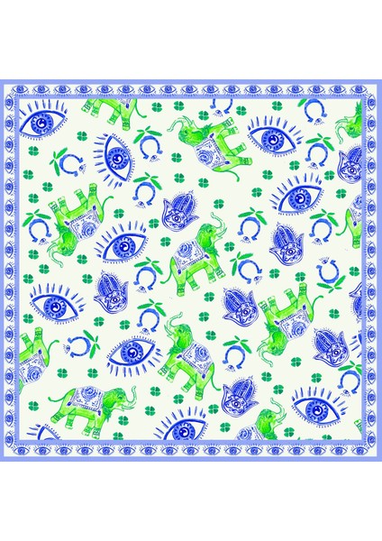 Lucky Desenli Pareo Şal 140 x 140 fiyatları