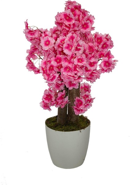 Yapay Bahar Dalı Ağacı Pembe 70 cm