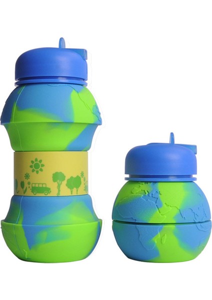 Çocuklar/öğrenciler/dış Mekan Sporları Için 550ML Katlanabilir Silikon Su Şişesi Bardağı (Kamuflaj) (Yurt Dışından) fiyatları