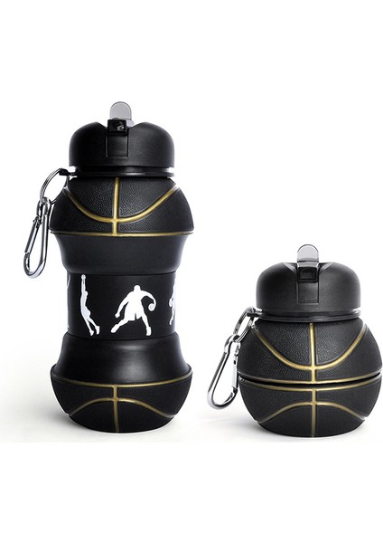 Çocuklar/öğrenciler/dış Mekan Sporları Için 550ML Katlanabilir Silikon Su Şişesi Bardağı (Basket Topu) (Yurt Dışından) fiyatları