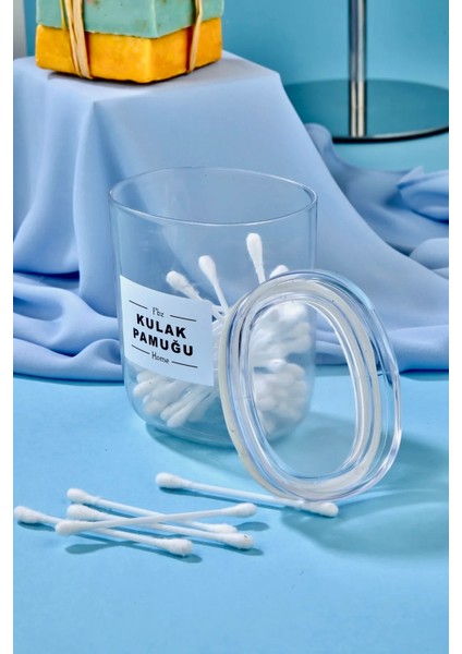 Dekoratif Akrilik Kulak Pamuğu Saklama Kutusu Organizeri 400 ml fiyatları