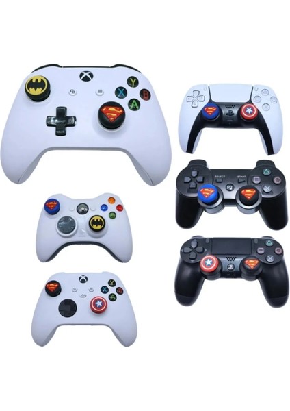 Xbox One / one X / one S / series X / series S / ps5 / ps4 / ps3 Uyumlu Analog Koruyucu Silikon Pad