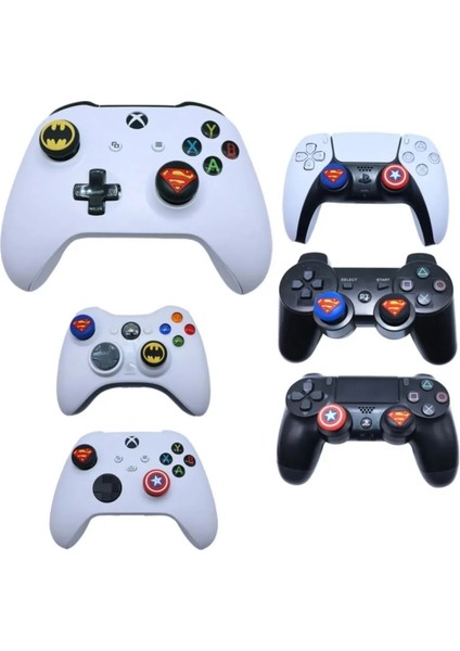 2'li Xbox One / one X / one S / series X / series S / ps5 / ps4 / ps3 Uyumlu Analog Koruyucu Silikon Pad