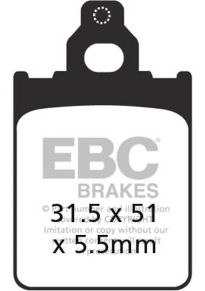SFA186 Vespa PX150 , PX200 98-07 Ön Fren Balatası