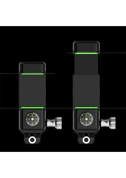 Pusulalı Motosiklet Telefon Tutucu Evrensel 360 Derece Dönebilen Bisiklet Telefon Tutucu