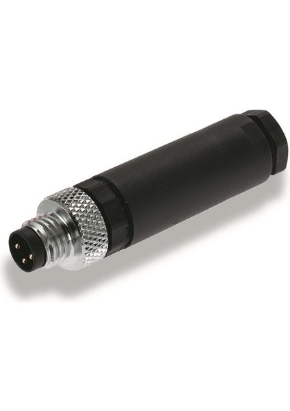 - ECC - M83PMS - M8 3pin Düz Erkek Konnektör