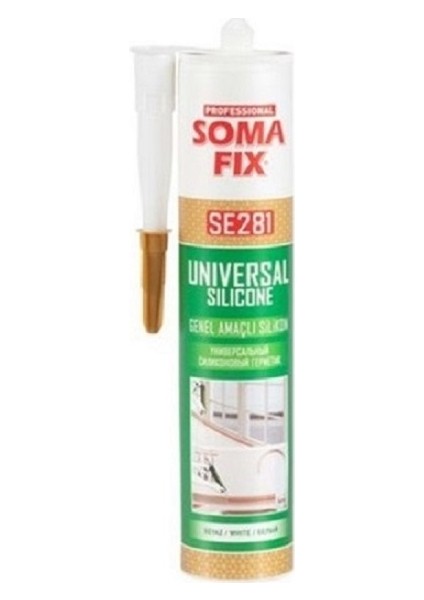 280 gr Şeffaf Genel Amaçlı Asetik Silikon Tamirat Tadilat Inşaat Silikonu