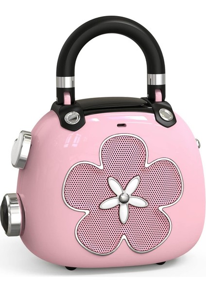 Sevimli Mini Taşınabilir Bluetooth Hoparlör - Pembe (Yurt Dışından)
