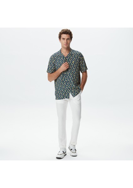 Nautıca Erkek Lacivert Classıc Fıt Kısa Kollu Gömlek W35407T.4NV modelleri