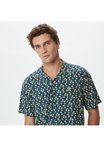 Nautıca Erkek Lacivert Classıc Fıt Kısa Kollu Gömlek W35407T.4NV fırsatları