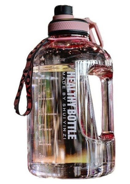 2200 ml Büyük Kapasiteli Spor Su Şişesi (Yurt Dışından)