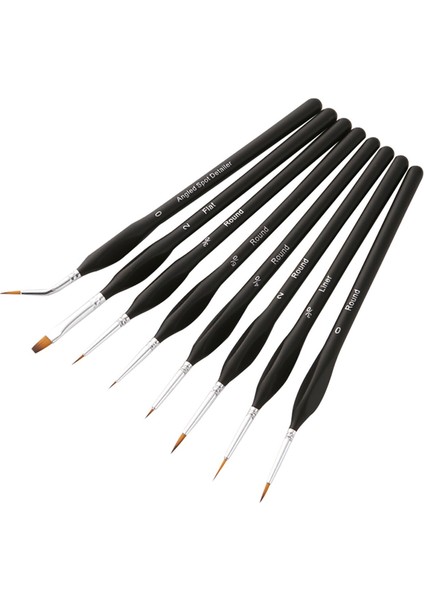 Boyama Fırça Seti - Siyah (Yurt Dışından)
