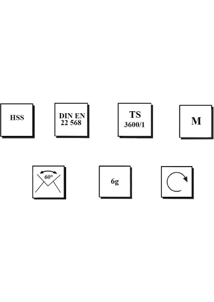 M2.5 x 0.45 Pafta Normal Vidalı Hss Dın 223/B fırsatları