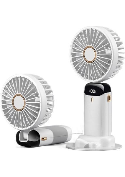 Çok Fonksiyonlu El Fanı Usb Arayüzü Taşınabilir Katlanır (Yurt Dışından)