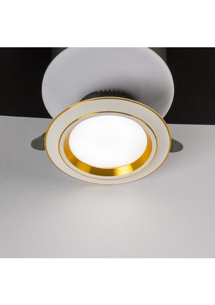 YC-710B 5W Smd Altın Kasa LED Spot Arm. Beyaz