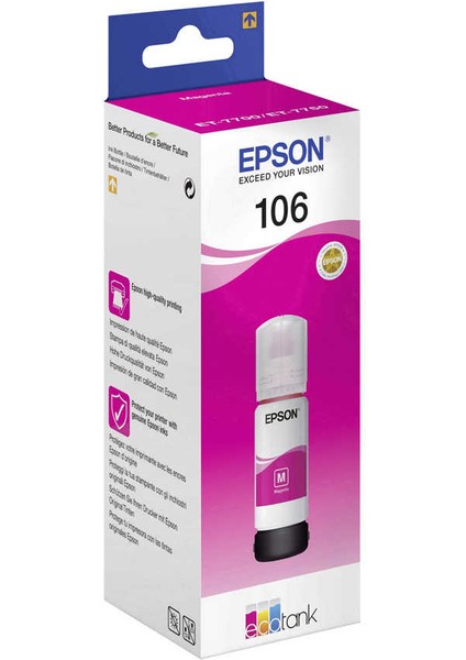 Hpzr Epson 106-C13T00R340 Kırmızı Orjinal Mürekkep