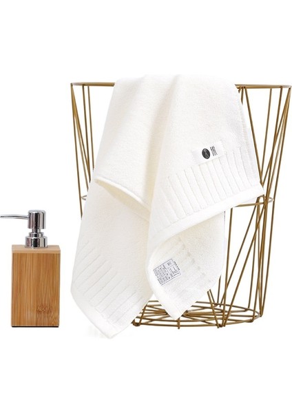 Yumuşak Emici Yıkama Yüz Saç Saf Pamuk Havlu (Yurt Dışından)