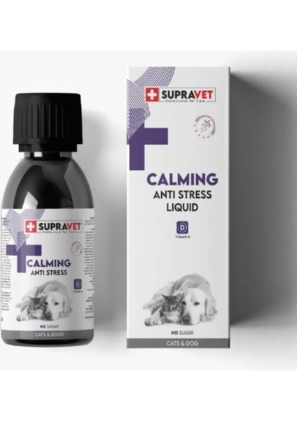 Anti Stress Kedi ve Köpekler Için Sıvı Sakinleştici Damla 100 ml