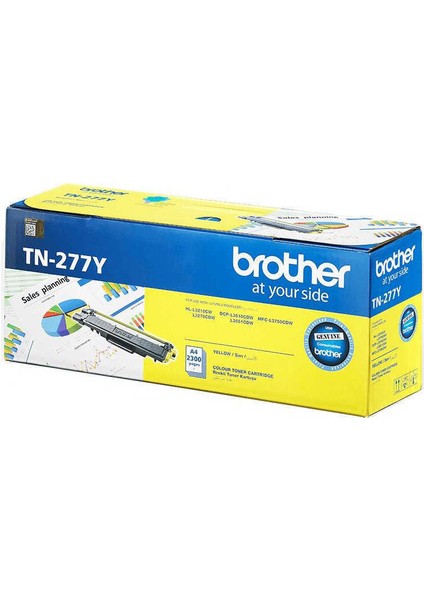 HPZR Brother TN-277 Sarı Orjinal Toner Y.K.