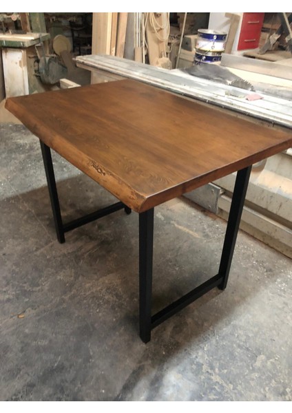 Doğal Kenar Kütük Bar Masası 120X80X105.CM fiyatları