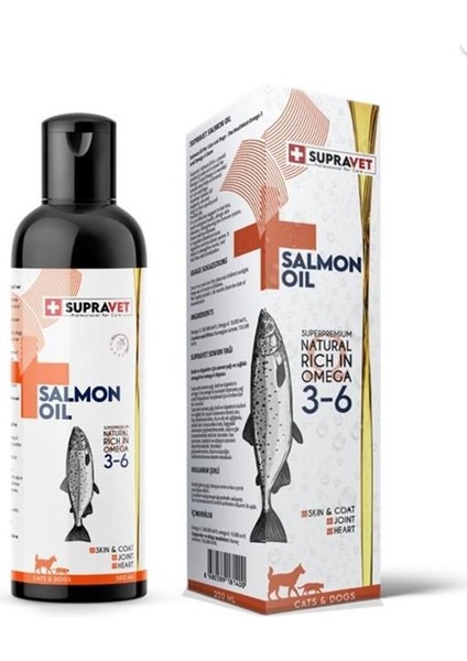 Salmon Oil Kedi ve Köpek Yağ 200 ml