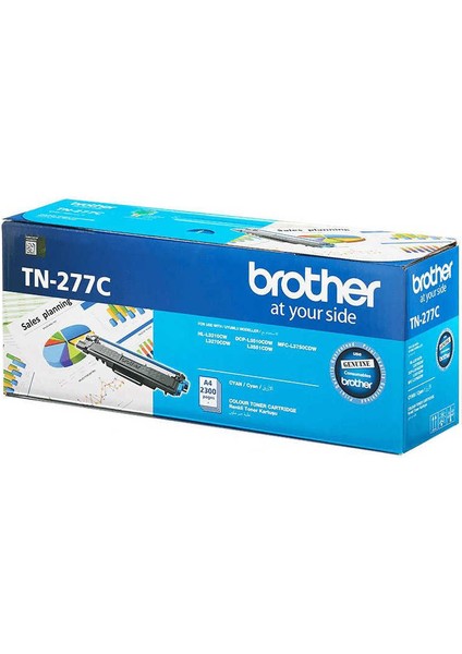 HPZR Brother TN-277 Mavi Orjinal Toner Y.K.