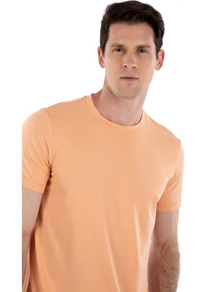 Bisiklet Yaka %100 Pamuk Erkek T-Shirt modelleri