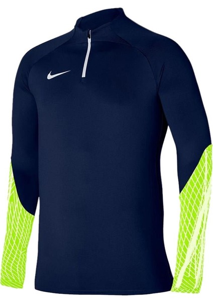 DR2294 M Nk Dri Fit Strike Eşofman Üstü Lacivert-Neon Yeşil