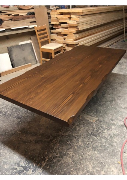 Kütük Masa Üstü Tablası Imalatı 180X80.CM