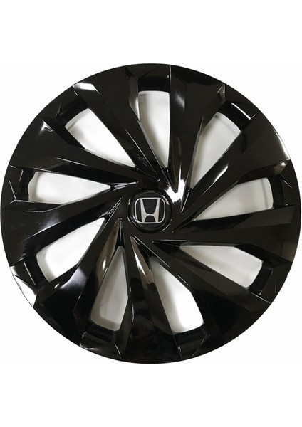 Honda Uyumlu 15 Inç 4 Adet Piano Black Siyah Jant Kapağı Takımı