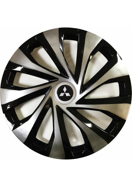 Mitsubishi Colt Uyumlu 15 Inç Piano Black Siyah Jant Kapağı 4 Adet