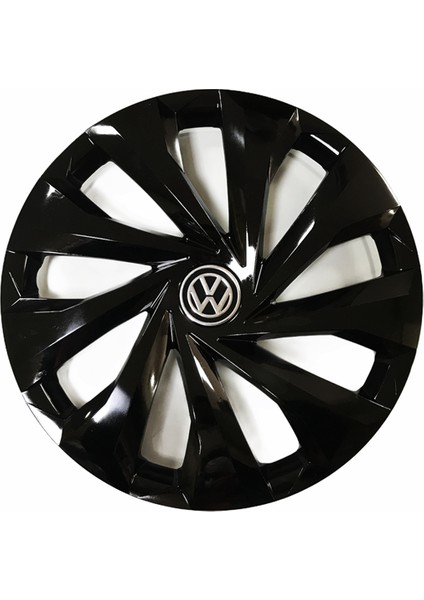 Volkswagen Bora Uyumlu 14 Inç 4 Adet Piano Black Siyah Jant Kapağı Takımı