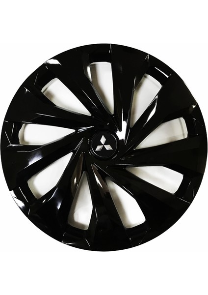 Mitsubishi Lancer Uyumlu 15 Inç 4 Adet Piano Black Siyah Jant Kapağı Takımı
